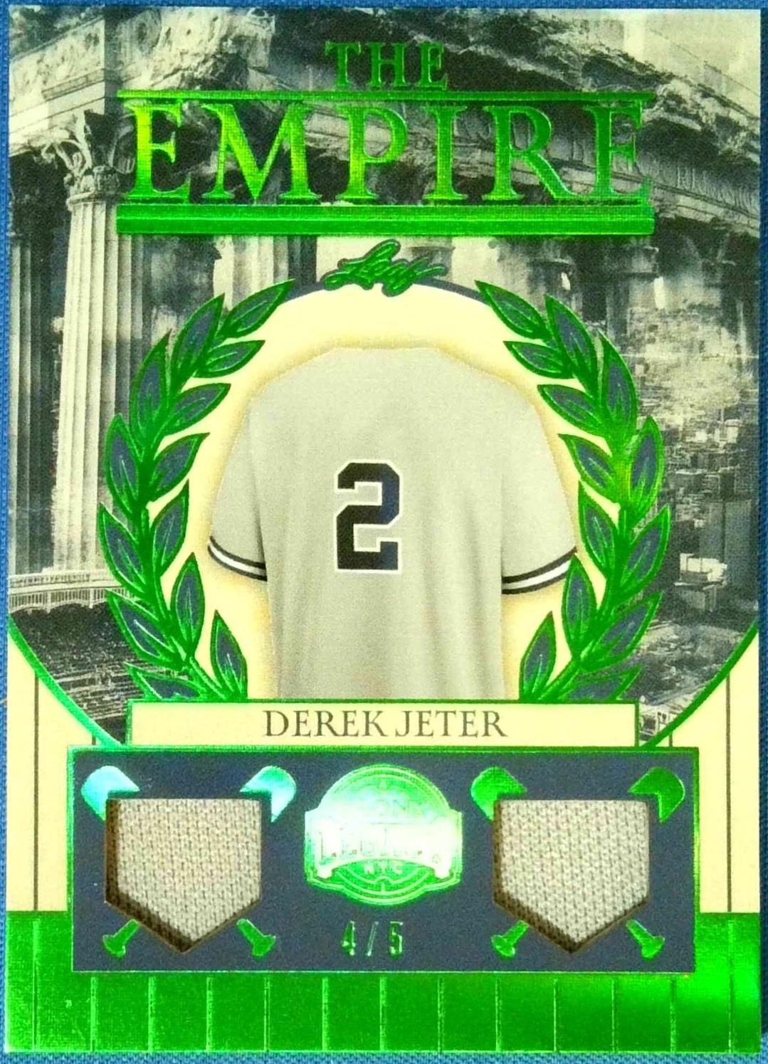 Derek Jeter [Spectrum Green Holofoil] #TE-13