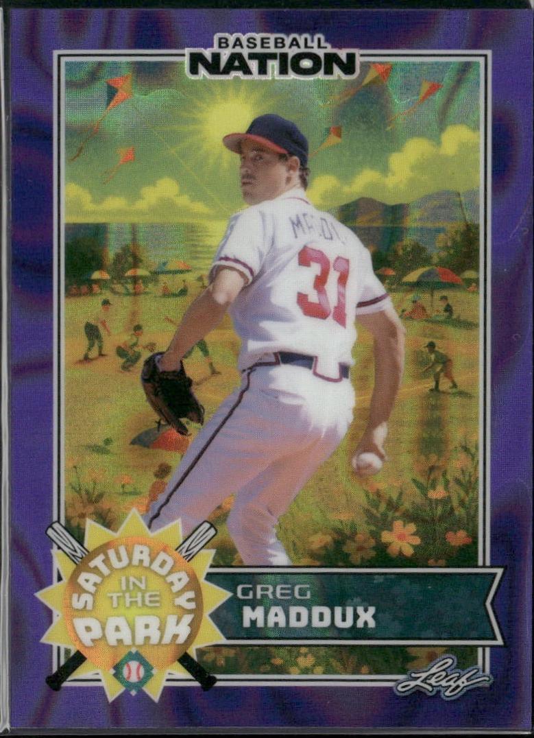 Greg Maddux [Lava Purple] #SB-16
