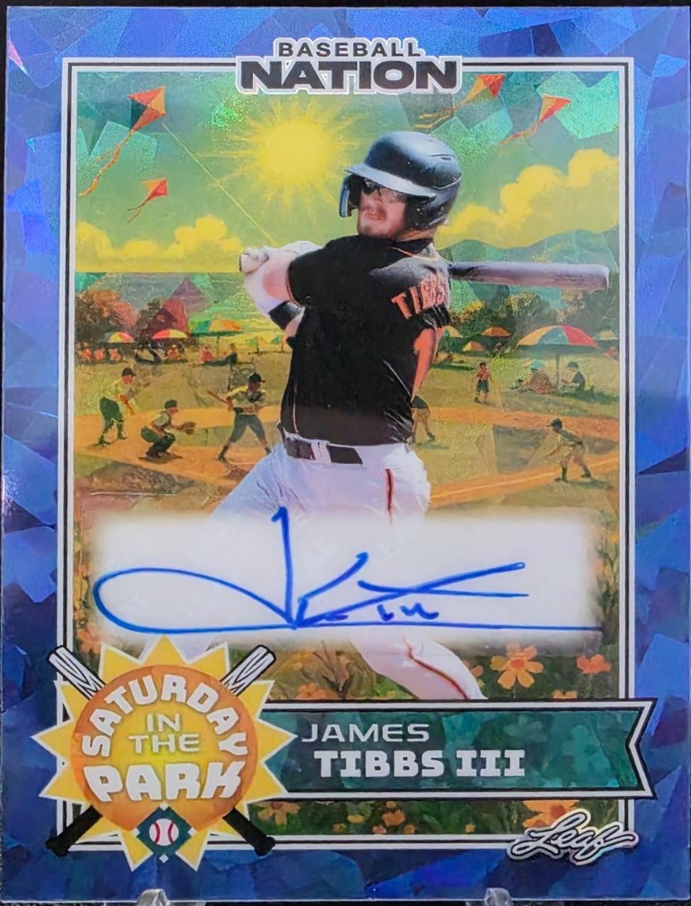 James Tibbs III [Prismatic Blue] #SB-19