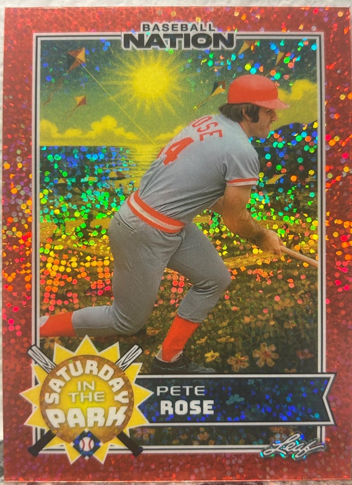 Pete Rose [Prismatic Red] #SB-38