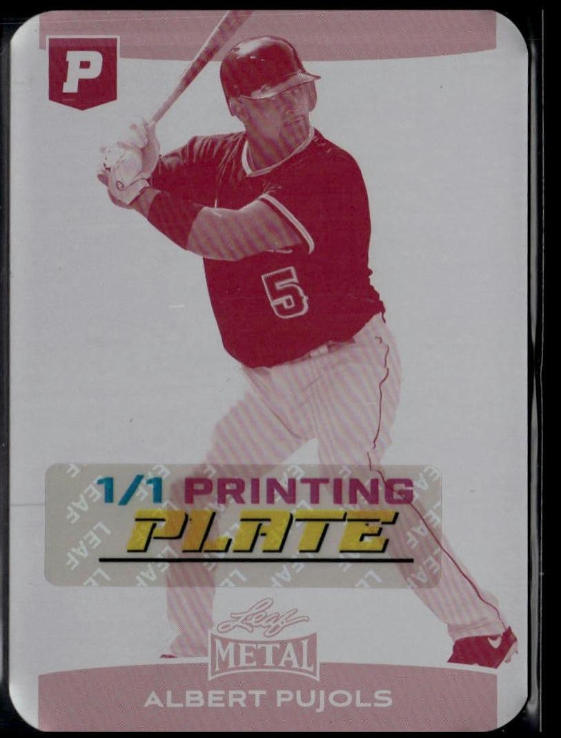 Albert Pujols [Printing Plate] #4