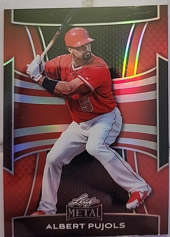 Albert Pujols [Prismatic Red] #4