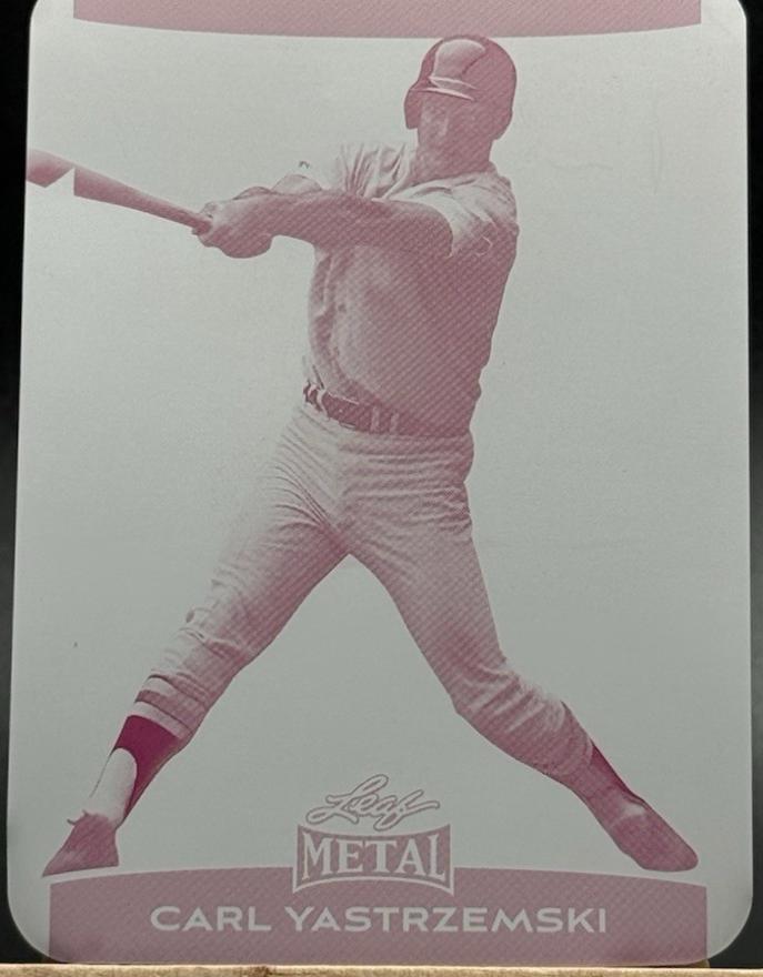 Carl Yastrzemski [Printing Plate] #31