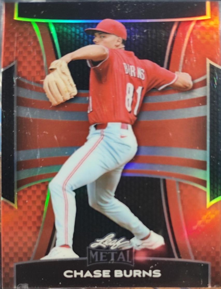 Chase Burns [Prismatic Red] #38