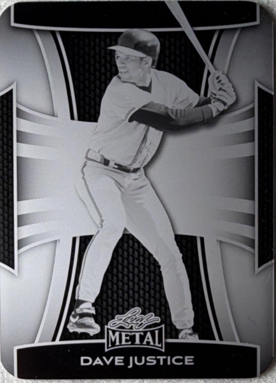 Dave Justice [Printing Plate] #54