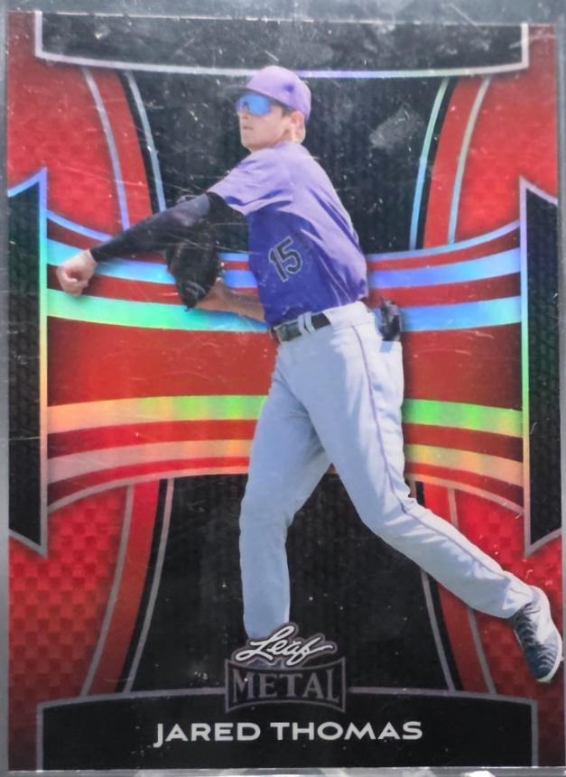 Jared Thomas [Prismatic Red] #97
