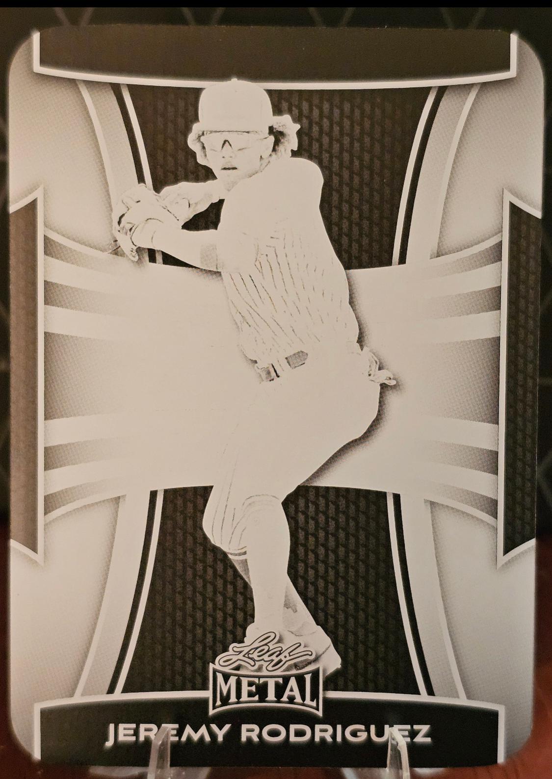 Jeremy Rodriguez [Printing Plate] #100