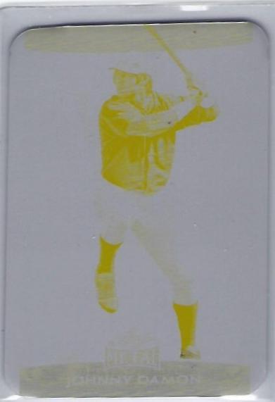 Johnny Damon [Printing Plate] #107