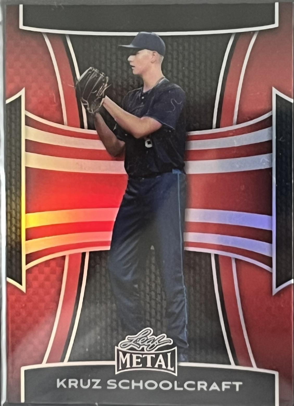 Kruz Schoolcraft [Prismatic Red] #118