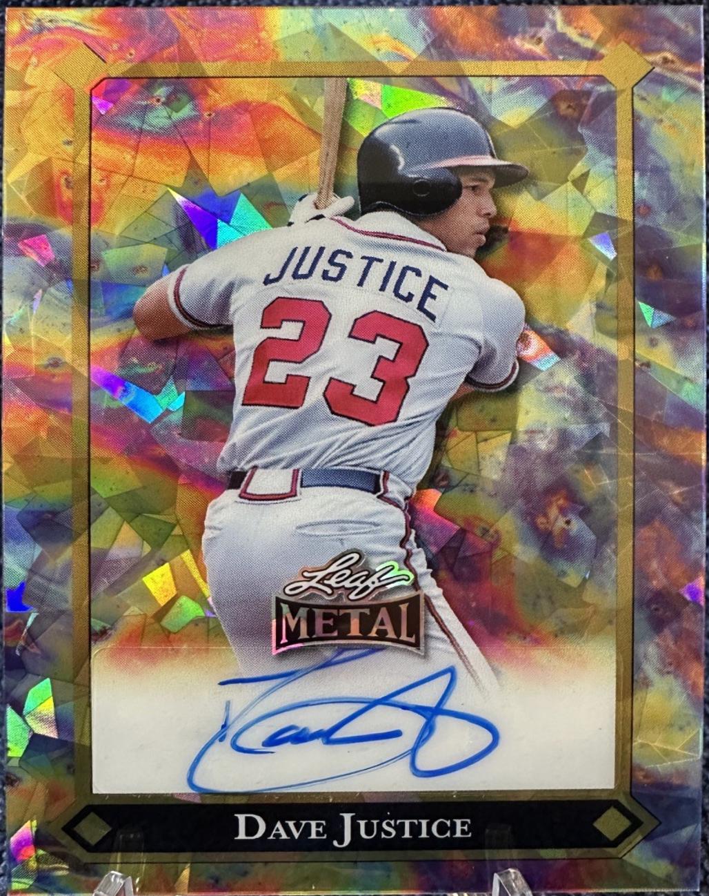 Dave Justice [Crystal Oil Slick] #LGR-DJ1