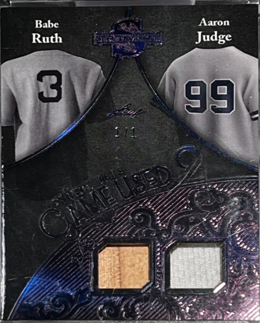 Babe Ruth / Aaron Judge #WU2-1
