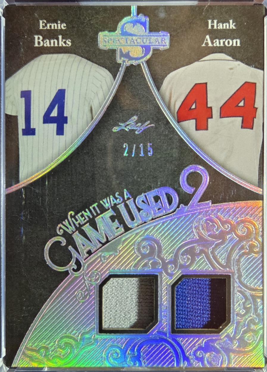 Ernie Banks / Hank Aaron #WU2-4