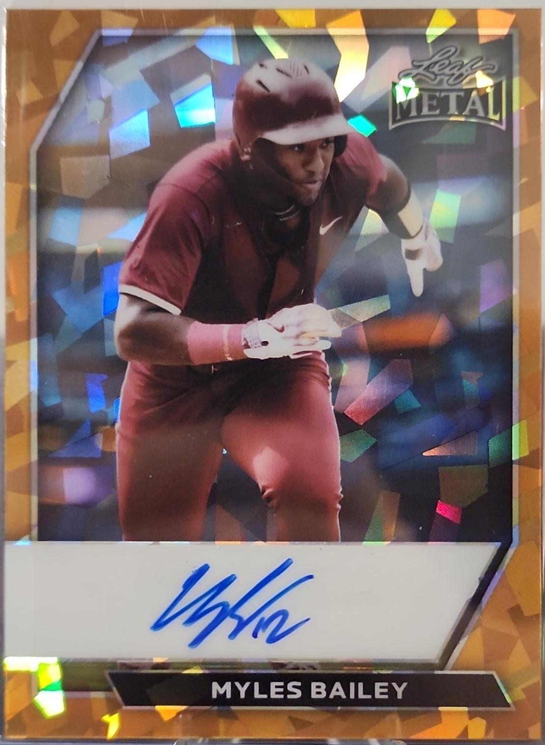 Myles Bailey [Super Prismatic Gold] #BA-MB1