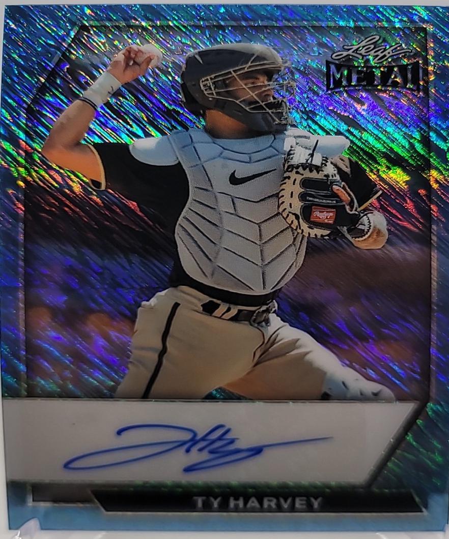 Ty Harvey [Shimmer Blue] #BA-TH1