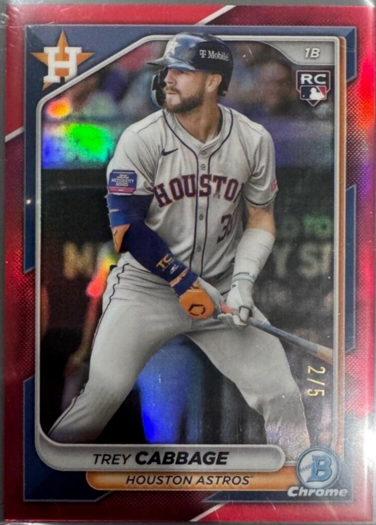 Trey Cabbage [Red Refractor] #100