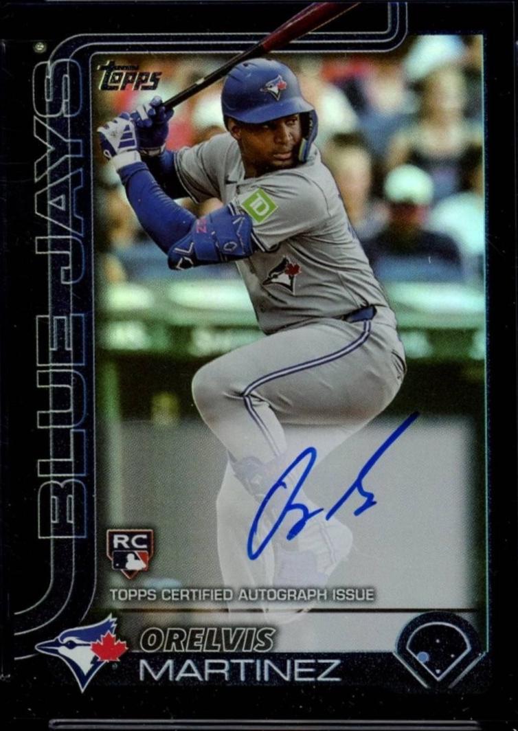 Orelvis Martinez [Black Foil Flagship Real One Autograph] #18