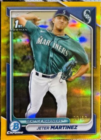 Jeter Martinez [Gold Refractor] #BCP-219