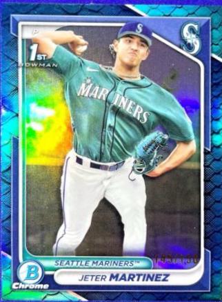 Jeter Martinez [Reptilian Blue Refractor] #BCP-219