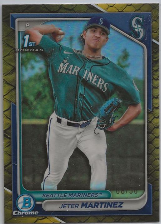 Jeter Martinez [Reptilian Gold Refractor] #BCP-219