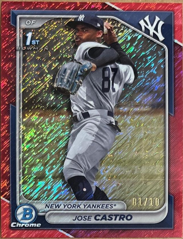 Jose Castro [Red Shimmer Refractor] #BCP-175