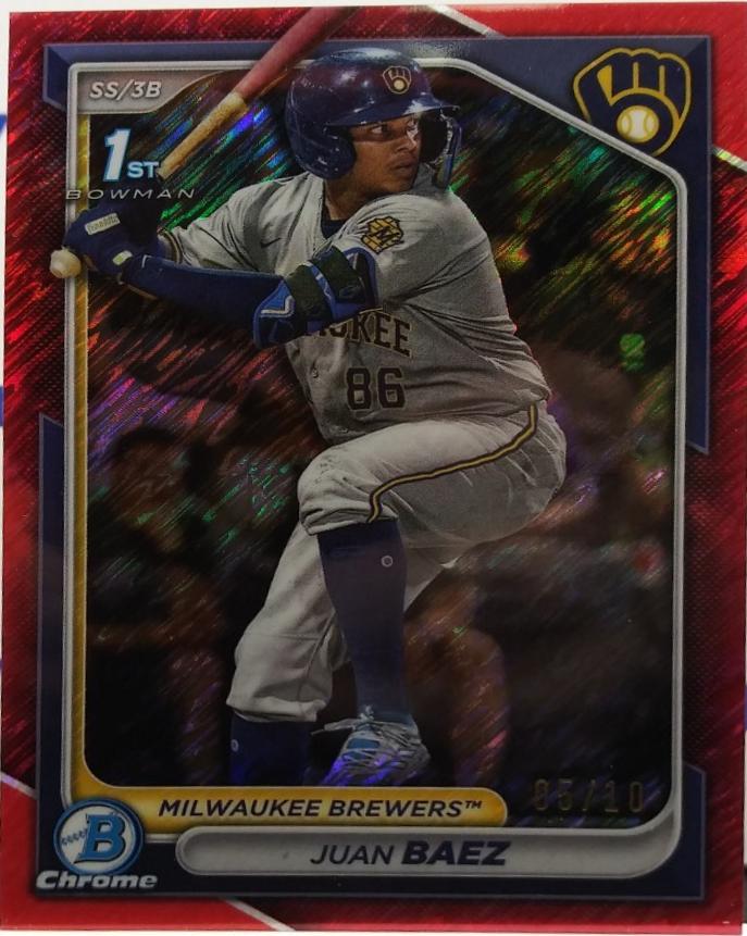 Juan Baez [Red Shimmer Refractor] #BCP-160