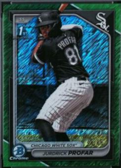 Jurdrick Profar [Green Shimmer Refractor] #BCP-218