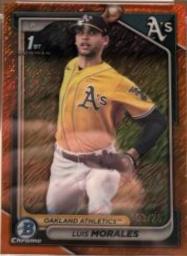 Luis Morales [Orange Shimmer Refractor] #BCP-157