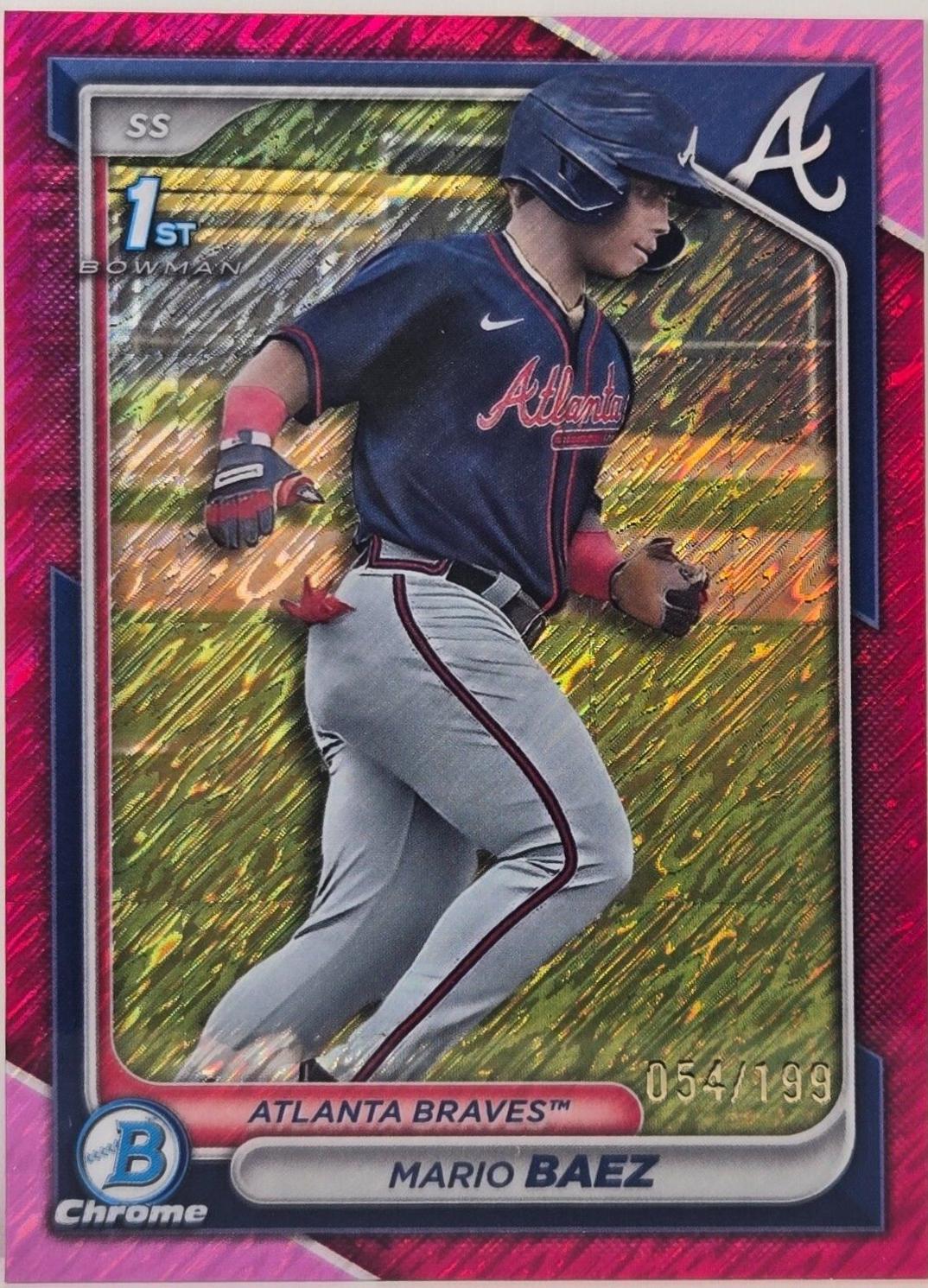 Mario Baez [Fuchsia Shimmer Refractor] #BCP-153