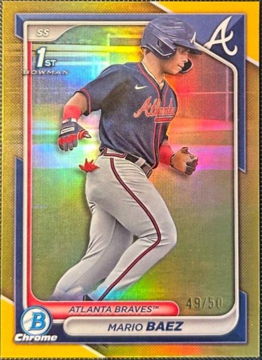 Mario Baez [Gold Refractor] #BCP-153