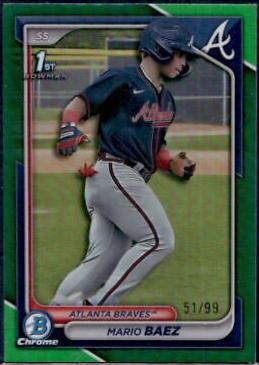 Mario Baez [Green Refractor] #BCP-153