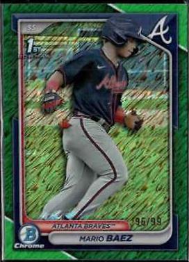Mario Baez [Green Shimmer Refractor] #BCP-153