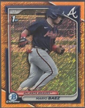 Mario Baez [Orange Shimmer Refractor] #BCP-153