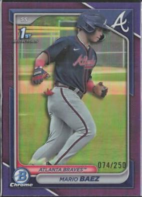 Mario Baez [Purple Refractor] #BCP-153