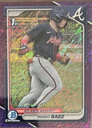 Mario Baez [Purple Shimmer Refractor] #BCP-153