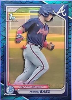 Mario Baez [Reptilian Blue Refractor] #BCP-153