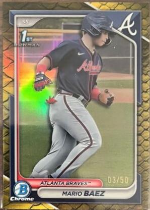 Mario Baez [Reptilian Gold Refractor] #BCP-153