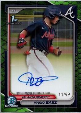 Mario Baez [Reptilian Green Refractor] #BCP-153