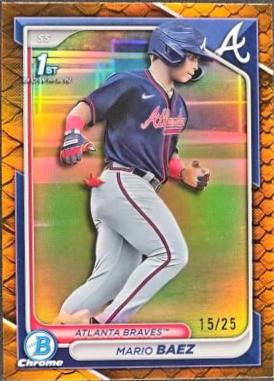 Mario Baez [Reptilian Orange Refractor] #BCP-153