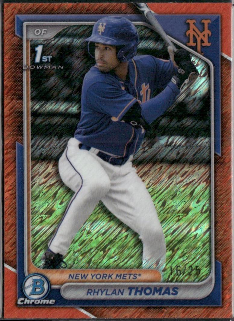 Rhylan Thomas [Orange Shimmer Refractor] #BCP-217