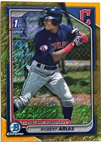 Robert Arias [Gold Shimmer Refractor] #BCP-243