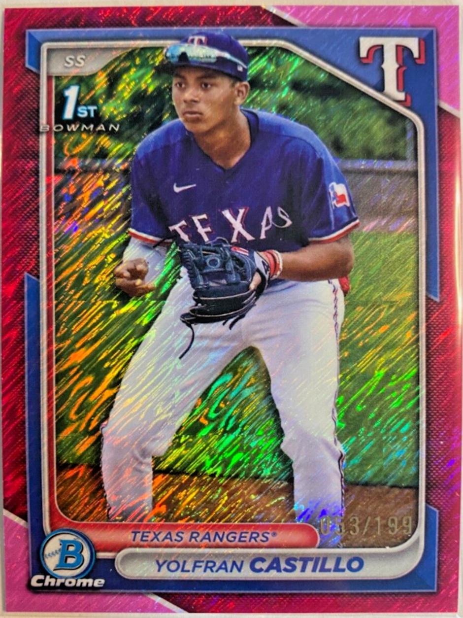 Yolfran Castillo [Fuchsia Shimmer Refractor] #BCP-159