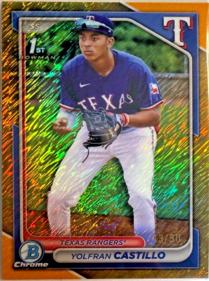 Yolfran Castillo [Gold Shimmer Refractor] #BCP-159
