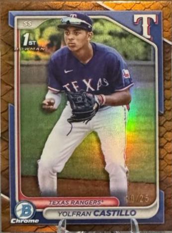 Yolfran Castillo [Reptilian Orange Refractor] #BCP-159