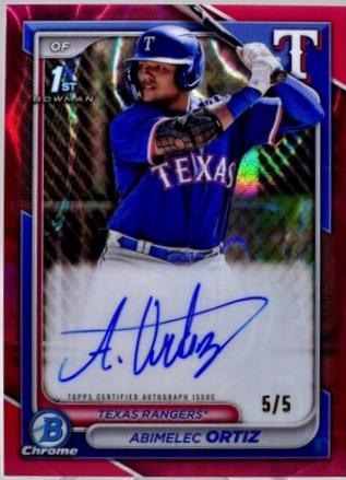 Abimelec Ortiz [Red Lava Refractor] #CPA-AO