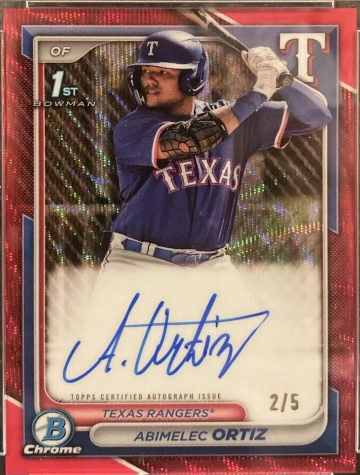 Abimelec Ortiz [Red Wave Refractor] #CPA-AO
