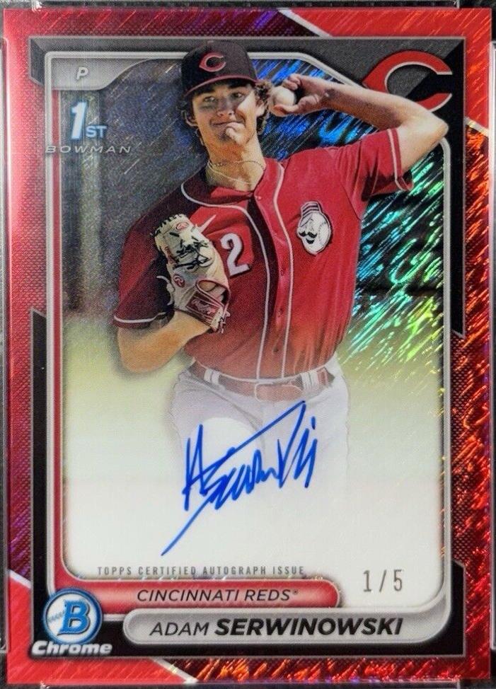 Adam Serwinowski [Red Shimmer Refractor] #CPA-ASE