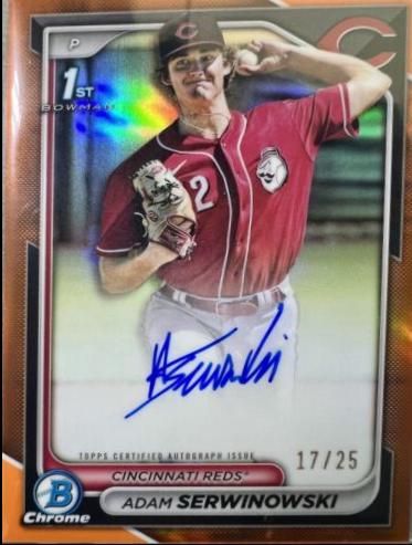 Adam Serwinowski [Shimmer Orange Refractor] #CPA-ASE