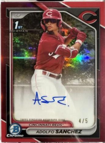 Adolfo Sanchez [Red Refractor] #CPA-AS