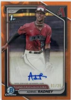 Adriel Radney [Orange Lava Refractor] #CPA-AR