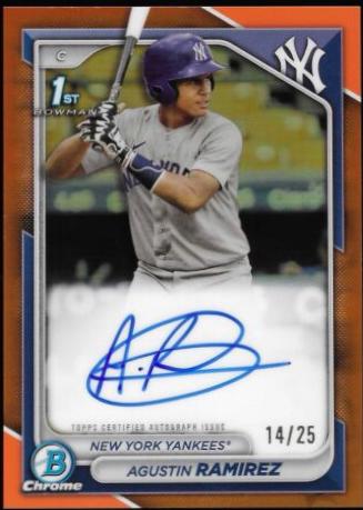 Agustin Ramirez [Orange Refractor] #CPA-AR